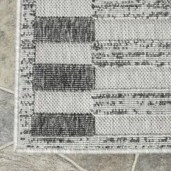 Superior Geometric Stripe Modern Polypropylene Indoor/Outdoor Area Rug -Cheap Superior Store 046ba3bb737d4f0ba1dfc69d03b43f09 b4341f67 5875 4c71 afbb 361577f963cb 1080x