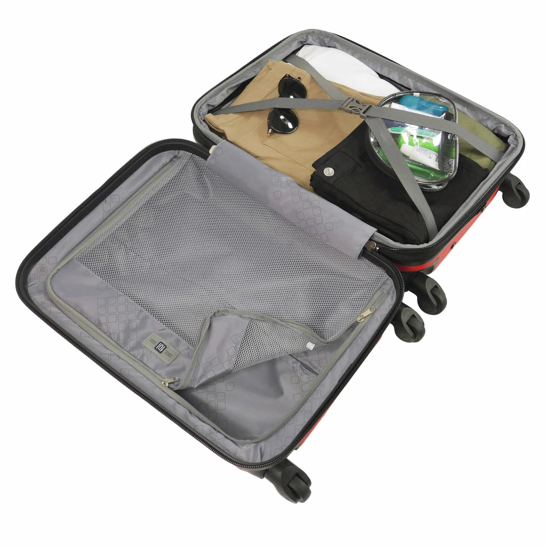 Ful Pure II 22" Hardside Spinner Luggage, Red 5 Ful Pure II 22" Hardside Spinner Luggage, Red - Image 5