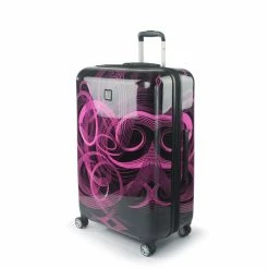 Ful Pink Neon Laser Atomic 28" FŪL Rolling Luggage
