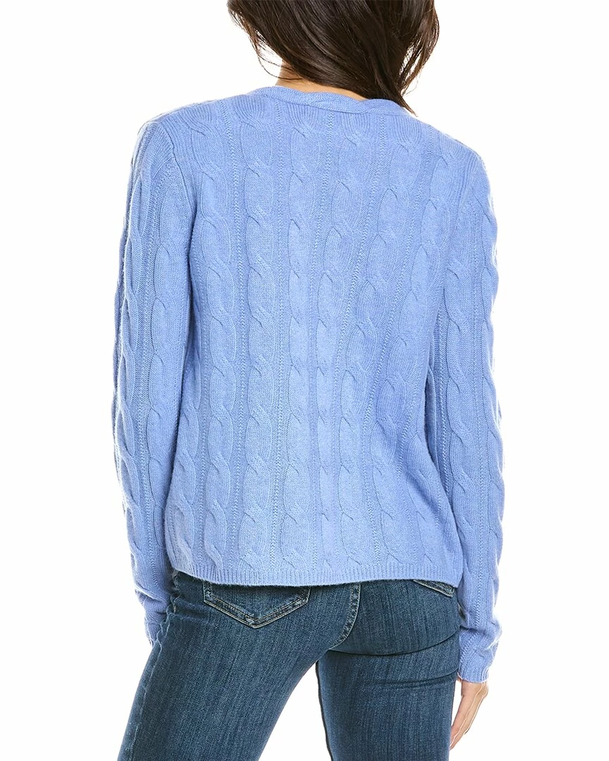 women Kier + J Cable Knit Cashmere Cardigan 2 women Kier + J Cable Knit Cashmere Cardigan - Image 2