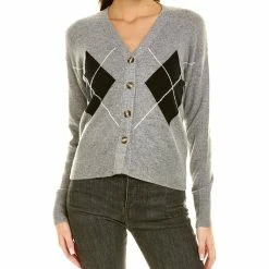 women Kier + J Argyle Cashmere Cardigan