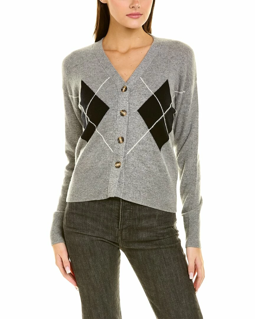 women Kier + J Argyle Cashmere Cardigan 1 women Kier + J Argyle Cashmere Cardigan