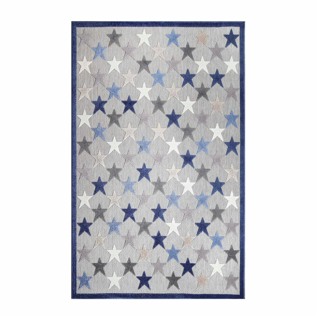 Superior Stars Modern Geometric Polypropylene Indoor/Outdoor Area Rug 1 Superior Stars Modern Geometric Polypropylene Indoor/Outdoor Area Rug