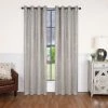 Superior Blackout Thermal Insulated 2-Piece Curtain Panel Set with Stainless Grommet Header