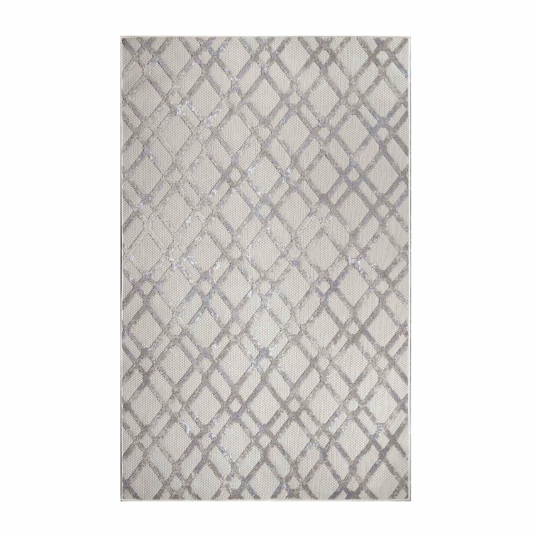 Superior Modern Diamond Geometric Lattice Polypropylene Indoor/Outdoor Area Rug 5 Superior Modern Diamond Geometric Lattice Polypropylene Indoor/Outdoor Area Rug - Image 5