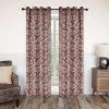 Superior Leaves Patterned Blackout Curtain Panels