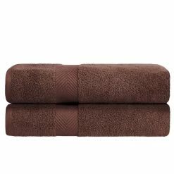 Superior Contemporary Quick-Drying Zero-Twist Cotton 2-Piece Bath Towel Set