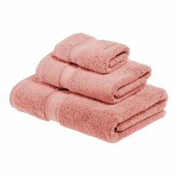 Superior Contemporary Modern Plush and Absorbent Traditional Casual Egyptian Cotton Assorted 3-Piece Towel Set