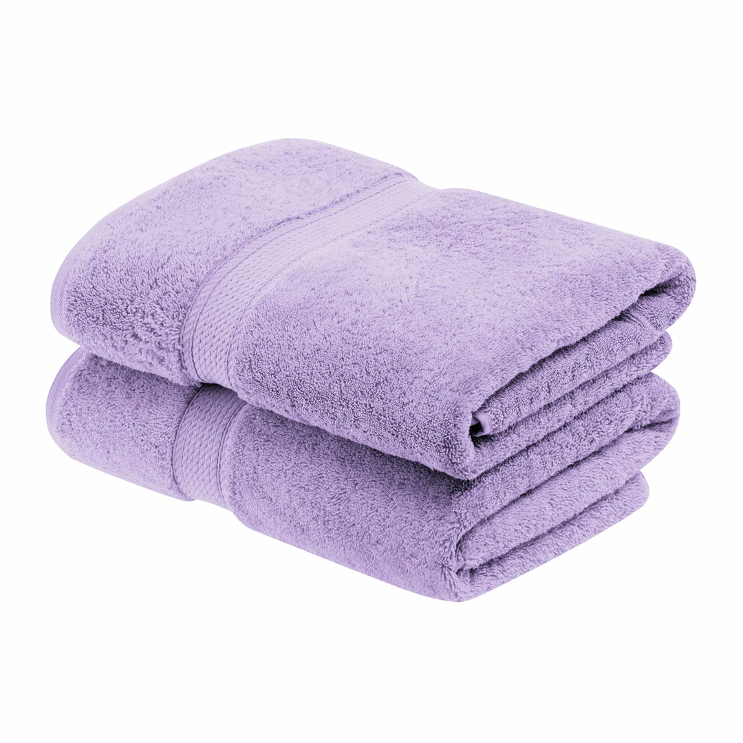 Superior Solid Egyptian Cotton 2-Piece Bath Towel Set 1 Superior Solid Egyptian Cotton 2-Piece Bath Towel Set