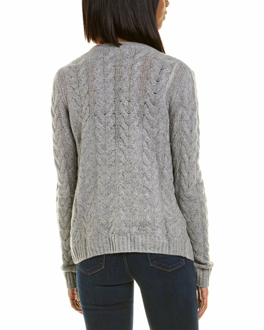 women Kier + J Cable V-Neck Cashmere Cardigan 2 women Kier + J Cable V-Neck Cashmere Cardigan - Image 2