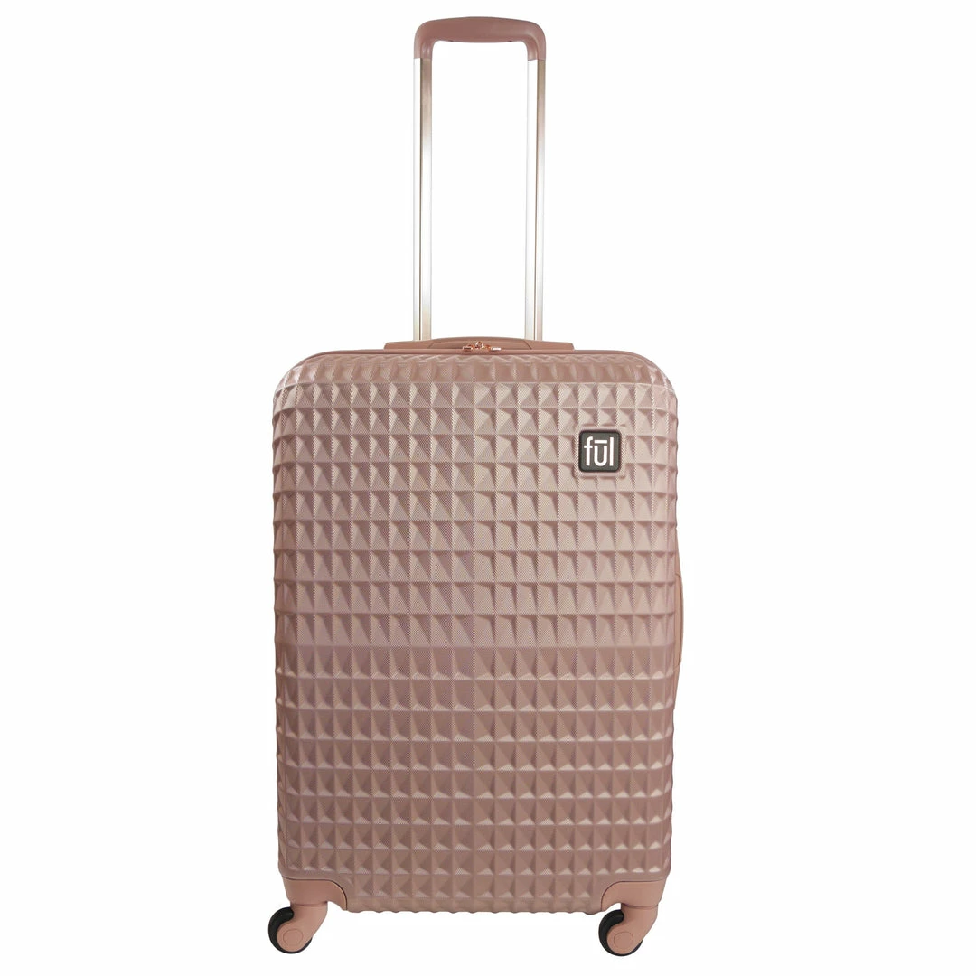 Ful Geo 26" Hardside Spinner Luggage Rose Gold 3 Ful Geo 26" Hardside Spinner Luggage Rose Gold - Image 3