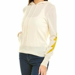 women Kier + J Lightning Cashmere Hoodie