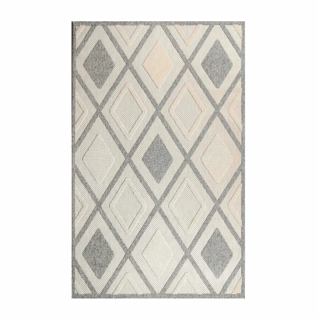 Superior Modern Geometric Diamond Lattice Polypropylene Indoor/Outdoor Area Rug 5 Superior Modern Geometric Diamond Lattice Polypropylene Indoor/Outdoor Area Rug - Image 5
