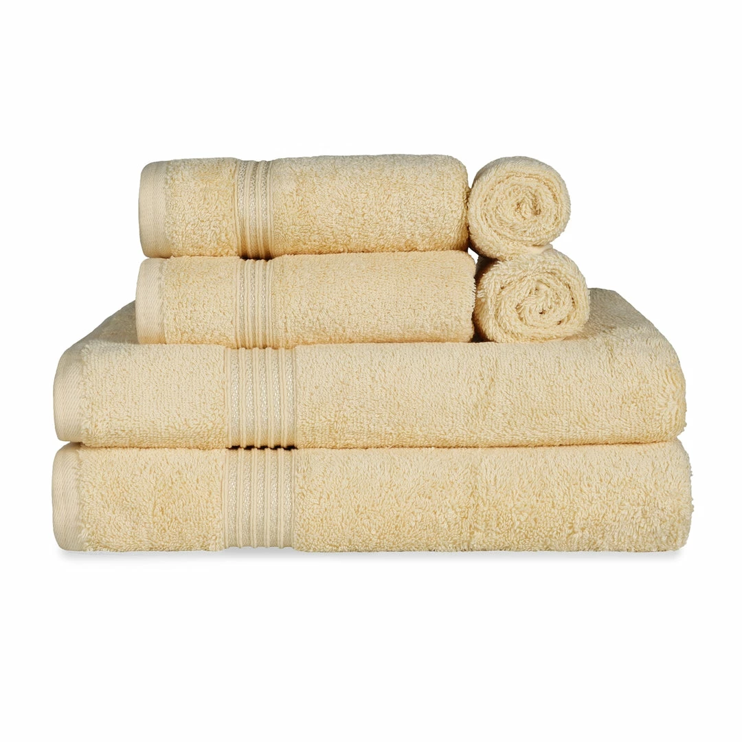 Superior Egyptian Cotton 600 GSM, 6-Piece Towel Set, 2 Bath 2 Hand, 2 Face 5 Superior Egyptian Cotton 600 GSM, 6-Piece Towel Set, 2 Bath 2 Hand, 2 Face - Image 5