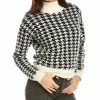 women Kier + J Mock Neck Cashmere Pullover