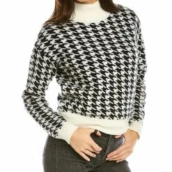 women Kier + J Mock Neck Cashmere Pullover