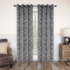 Superior Leaves Jacquard Thermal Insulated Blackout Grommet Panel Curtain Set -Cheap Superior Store 1afe20996e86468c8828d1596246f6db 1080x