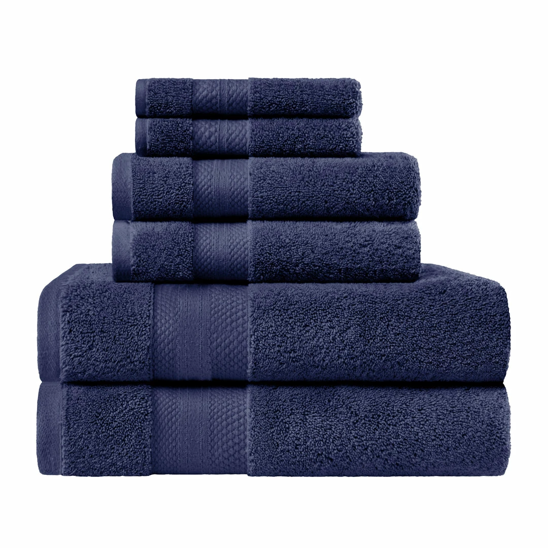 Superior Turkish Cotton Assorted 6-Piece Towel Set 1 Superior Turkish Cotton Assorted 6-Piece Towel Set