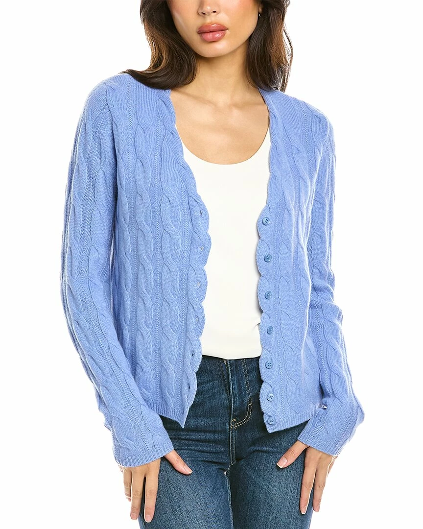 women Kier + J Cable Knit Cashmere Cardigan 1 women Kier + J Cable Knit Cashmere Cardigan