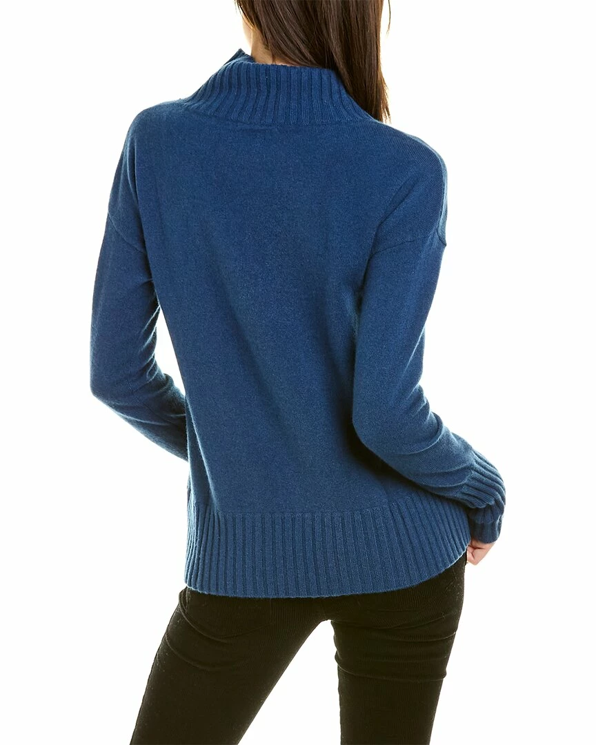 women Kier + J Mock Cashmere Sweater 2 women Kier + J Mock Cashmere Sweater - Image 2