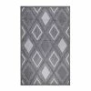 Superior Modern Geometric Diamond Lattice Polypropylene Indoor/Outdoor Area Rug