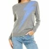 Kier + J women Kier+J Lightning Cashmere Pullover Sweater
