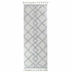 Superior Theia Boho Geometric Diamonds Indoor Polypropylene Plush Shag Area Rug with Tassels -Cheap Superior Store 228d01f5816e444dba793343e739ff03 1080x