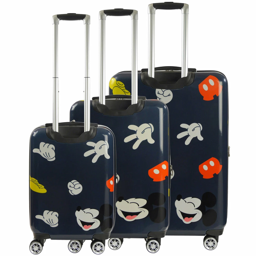 Disney Ful Mickey Mouse Body Icons 3 pc set Hardside Spinner luggage 2 Disney Ful Mickey Mouse Body Icons 3 pc set Hardside Spinner luggage - Image 2