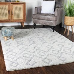 Superior Alia Boho Geometric Diamonds Indoor Plush Shag Area Rug -Cheap Superior Store 23c8827151e44f03aed8d677f6db855f 1080x