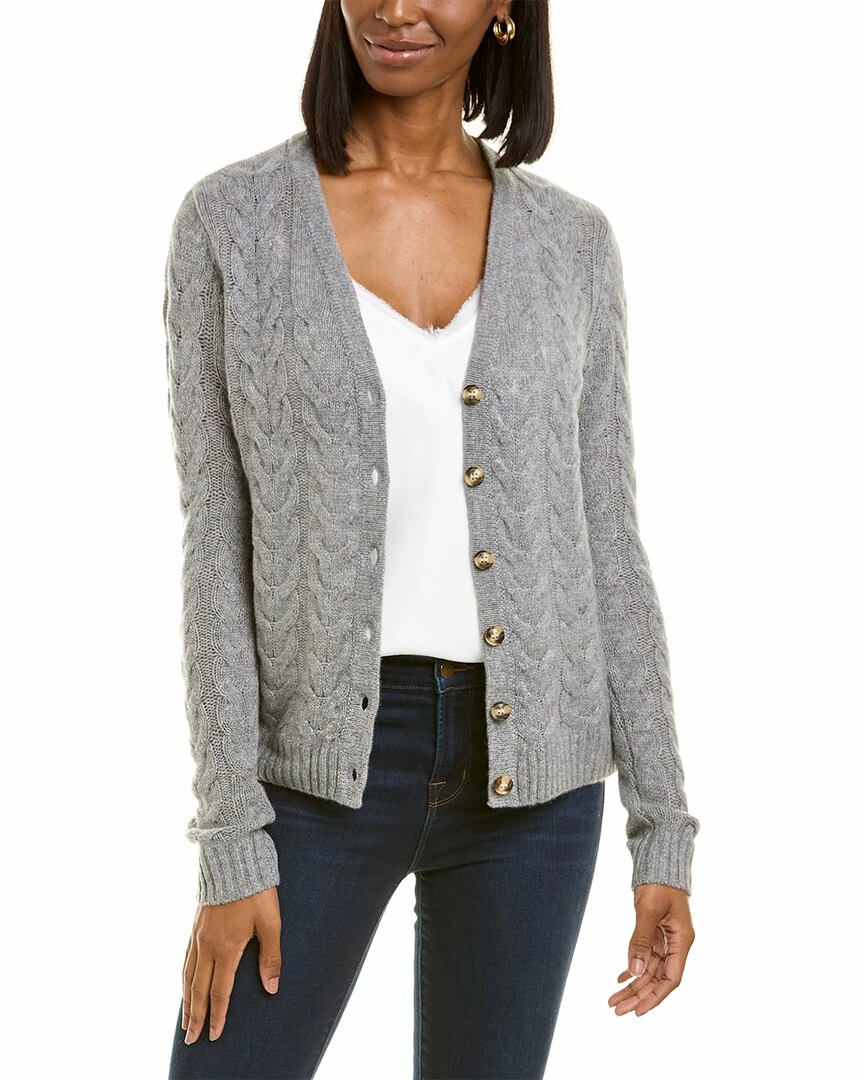 women Kier + J Cable V-Neck Cashmere Cardigan 1 women Kier + J Cable V-Neck Cashmere Cardigan