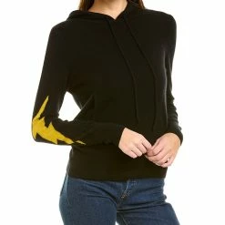 women Kier + J Lightning Cashmere Hoodie