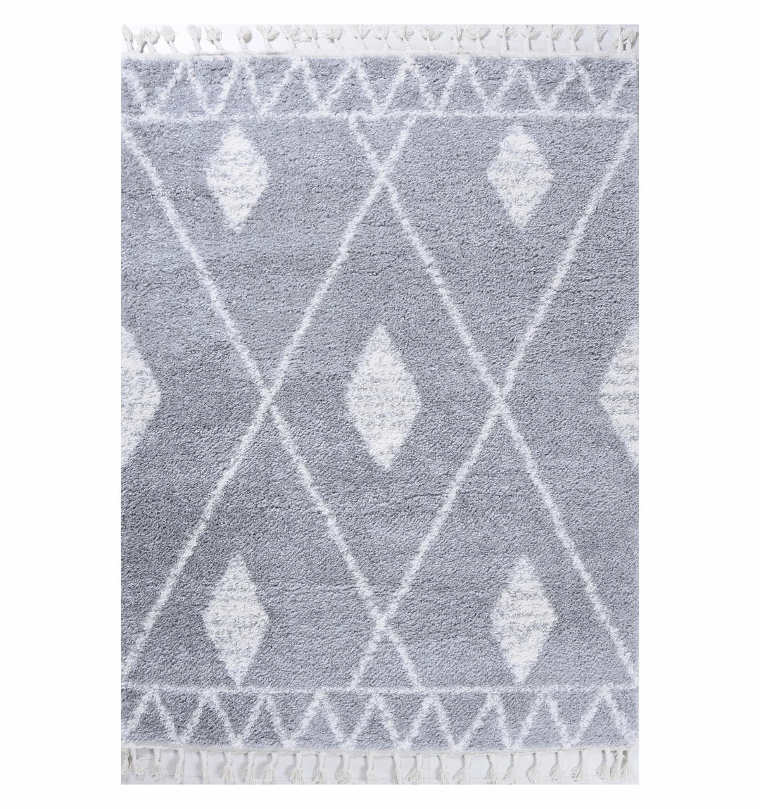 Superior Serafina Boho Tribal Geometric Polypropylene Indoor Shag Area Rug with Tassels 2 Superior Serafina Boho Tribal Geometric Polypropylene Indoor Shag Area Rug with Tassels - Image 2