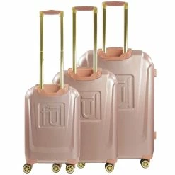 Ful Disney Running Mickey 3-piece Luggage Set, Rose Gold