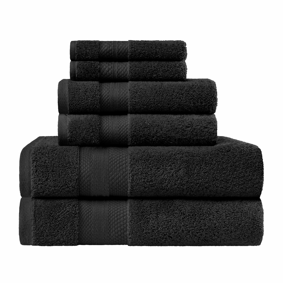 Superior Turkish Cotton Assorted 6-Piece Towel Set 9 Superior Turkish Cotton Assorted 6-Piece Towel Set - Image 9