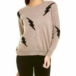 women Kier + J Lightning Cashmere Sweater