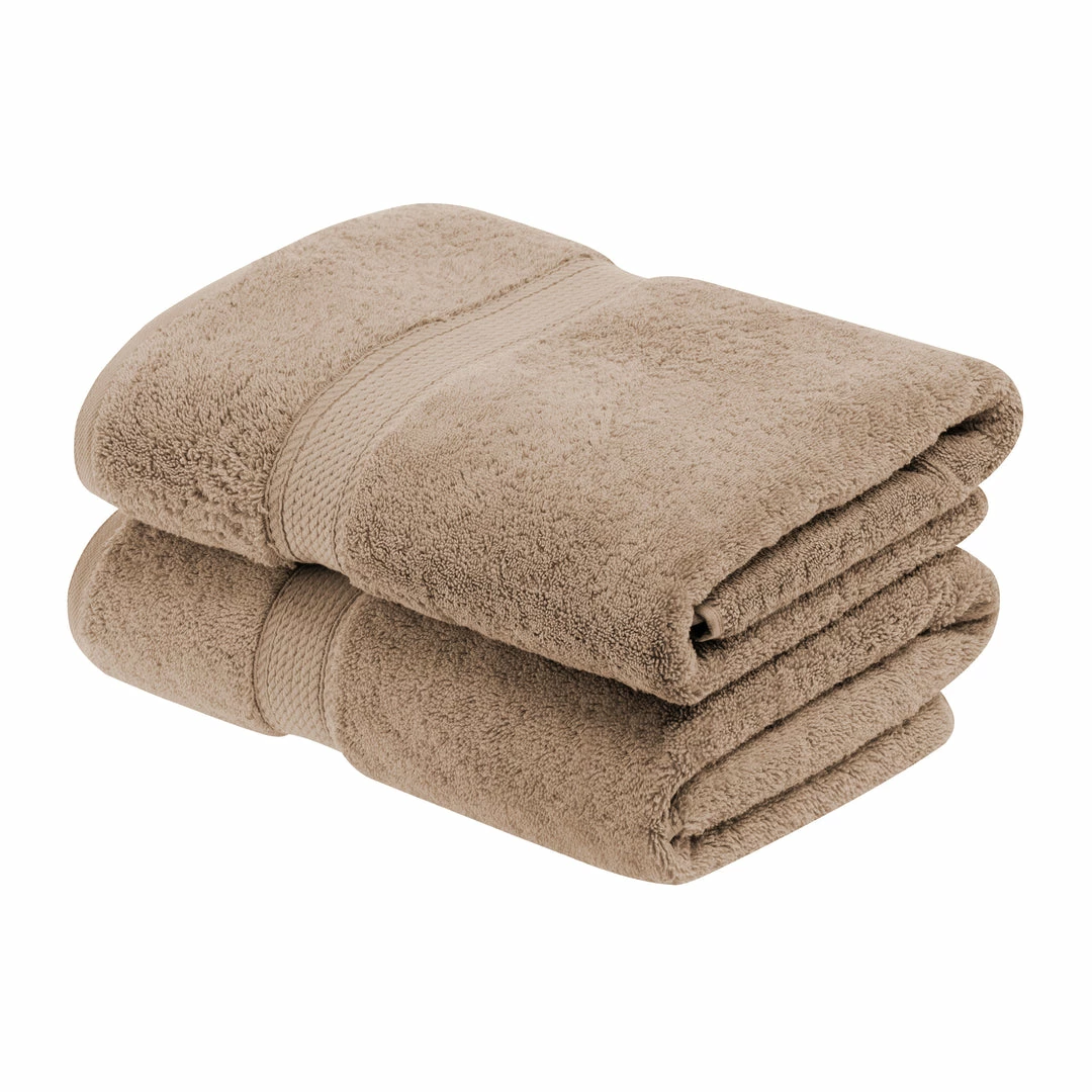 Superior Solid Egyptian Cotton 2-Piece Bath Towel Set 8 Superior Solid Egyptian Cotton 2-Piece Bath Towel Set - Image 8