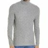 men Kier + J Big Pattern Wool & Cashmere-Blend Turtleneck Sweater