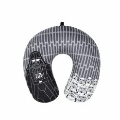 Ful Concept One Star Wars Darth Vader and Storm Trooper Portable Neck Pillow, Grey
