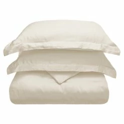Superior Modal from Beechwood 300-Thread Count Solid Deep Duvet Cover and Pillow Sham Set
