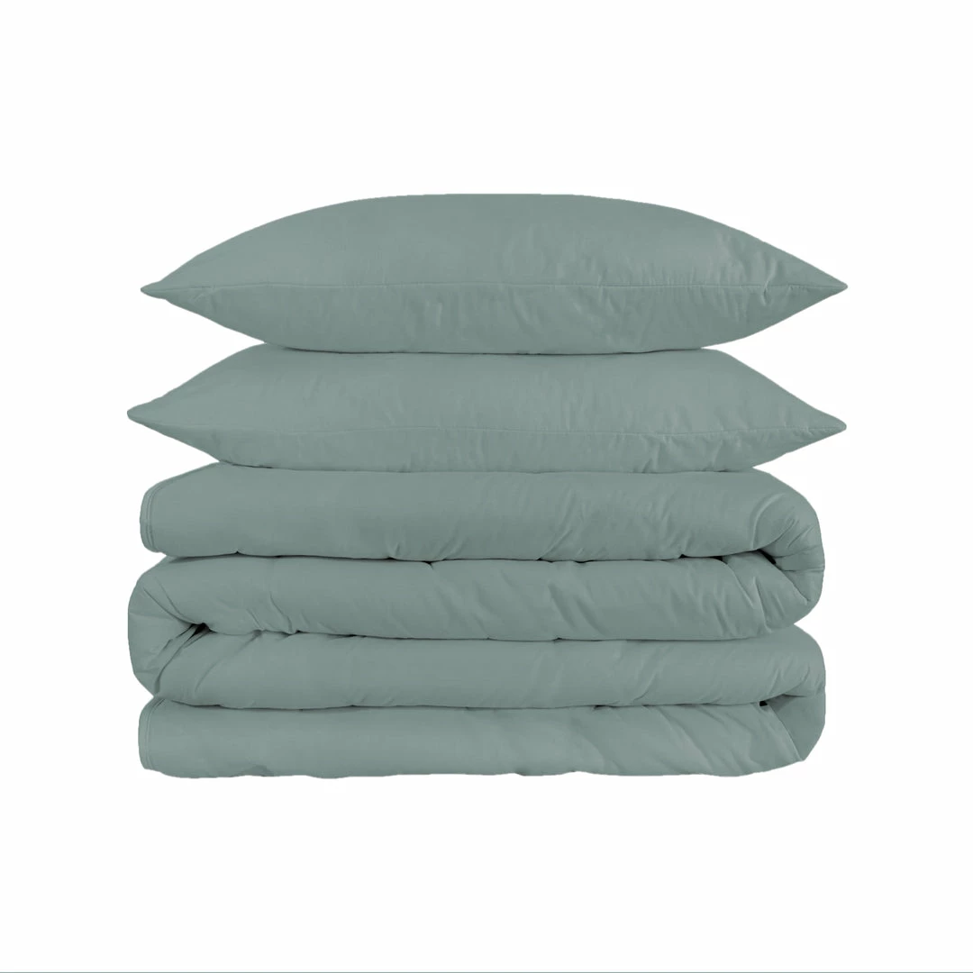 Superior 1200-Thread Count Breathable Egyptian Cotton Luxurious Solid Duvet Cover Set 5 Superior 1200-Thread Count Breathable Egyptian Cotton Luxurious Solid Duvet Cover Set - Image 5