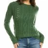 women Kier + J Multi-Knit Cashmere Sweater