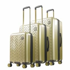 Ful Grove Hardside Spinner 3 Pc luggage Set, Gold