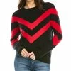 women Kier + J Stripe Cashmere Sweater