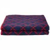 Superior Plush and Absorbent Cotton Oversized 2-Piece Geometric Diamond Bath Towel Set