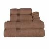 Superior Egyptian Cotton 600 GSM, 6-Piece Towel Set, 2 Bath 2 Hand, 2 Face
