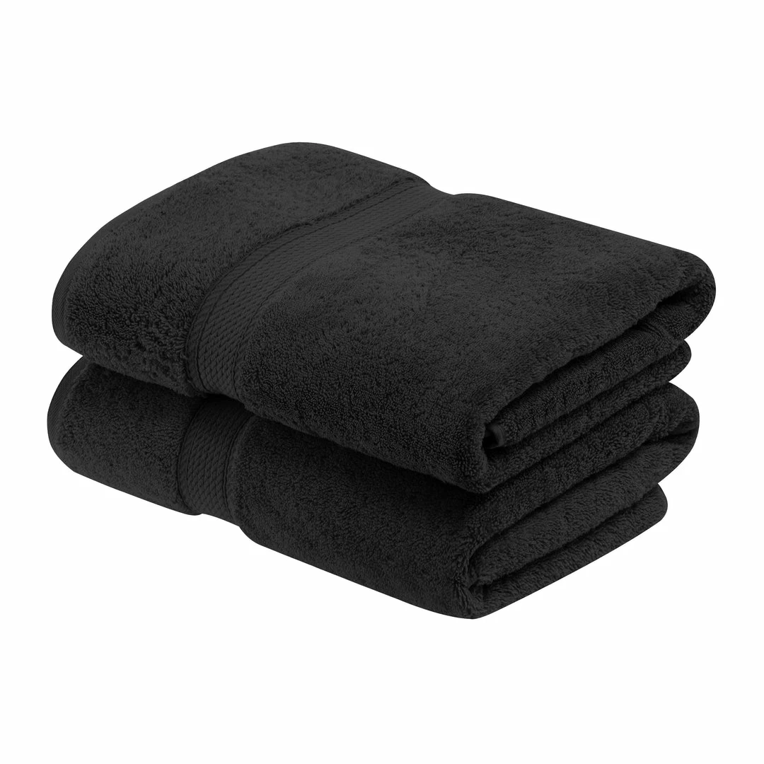 Superior Solid Egyptian Cotton 2-Piece Bath Towel Set 6 Superior Solid Egyptian Cotton 2-Piece Bath Towel Set - Image 6