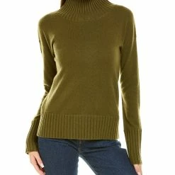 women Kier + J Mock Cashmere Sweater