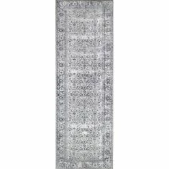 Superior Classic Antique Floral Polyester Flat-weave Indoor Area Rug