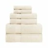 Superior Contemporary Quick-Drying Zero-Twist Cotton Assorted 6-Piece Towel Set