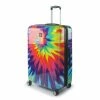 Ful Tie-dye Rainbow Swirl 28" FŪL Spinner Rolling Luggage